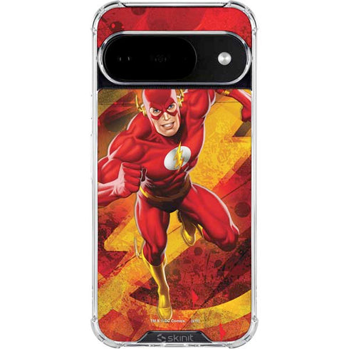 DC Comics The Flash Action Pose Google Pixel 10 Clear Case